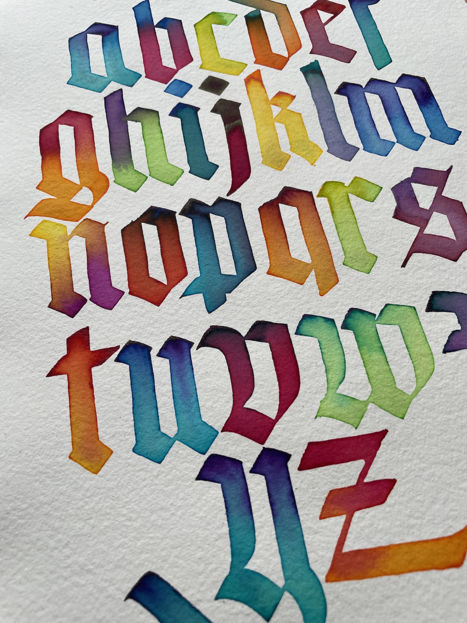 Watercolor Alphabet - Image 2