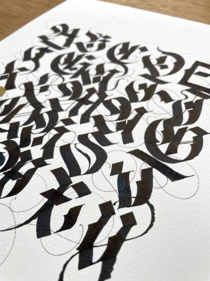 Blackletter Alphabet with a P - Image 4