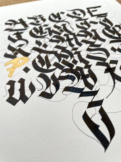 Blackletter Alphabet with a P - Image 5