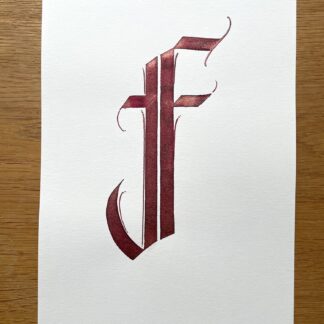 red ink f