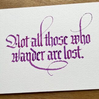 tolkien-wander-lost-calligraphy